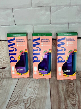 Wild Refillable Deodorant 3-Pack Refillable Deodorant Wild